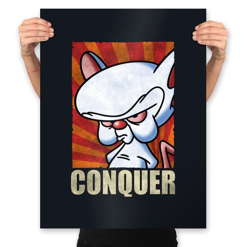 Conquer - Prints Posters RIPT Apparel 18x24 / Black