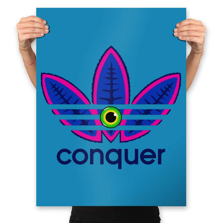 Conquer - Prints Posters RIPT Apparel 18x24 / Sapphire