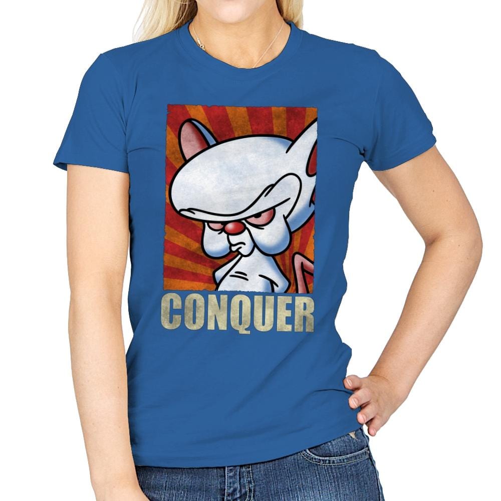 Conquer - Womens T-Shirts RIPT Apparel Small / Royal