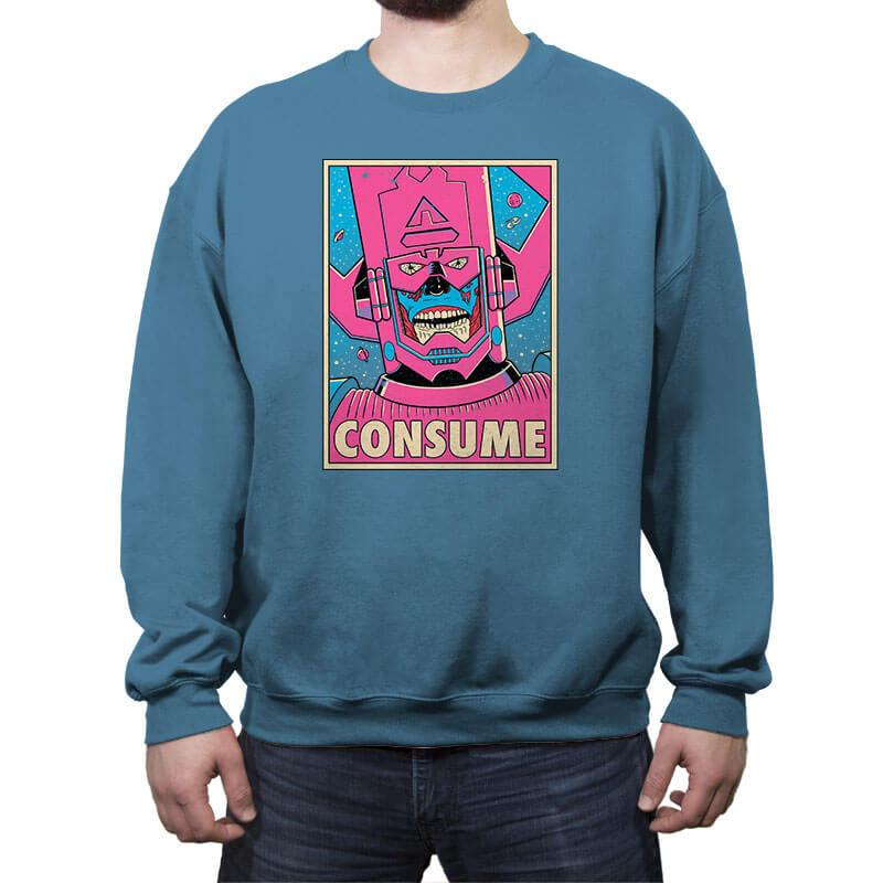 CONSUME - Crew Neck Sweatshirt Crew Neck Sweatshirt RIPT Apparel