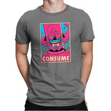 CONSUME Exclusive - Mens Premium T-Shirts RIPT Apparel Small / Heather Grey