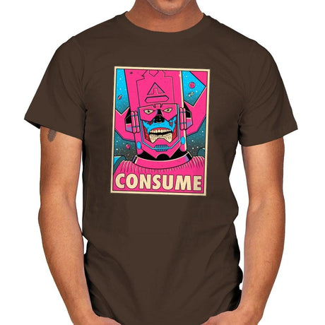 CONSUME Exclusive - Mens T-Shirts RIPT Apparel Small / Dark Chocolate