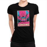 CONSUME Exclusive - Womens Premium T-Shirts RIPT Apparel 3x-large / Indigo