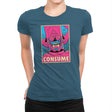 CONSUME Exclusive - Womens Premium T-Shirts RIPT Apparel Small / Indigo
