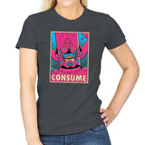 CONSUME Exclusive - Womens T-Shirts RIPT Apparel Small / Charcoal