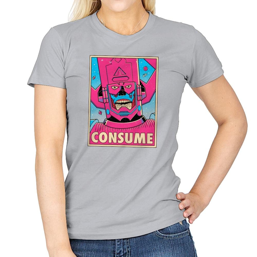 CONSUME Exclusive - Womens T-Shirts RIPT Apparel Small / Sport Grey