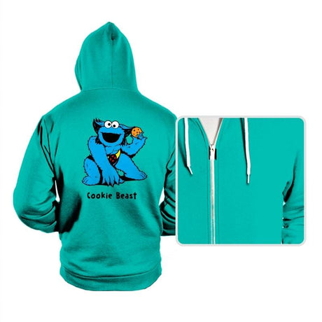 Cookie Beast - Hoodies Hoodies RIPT Apparel Small / Teal