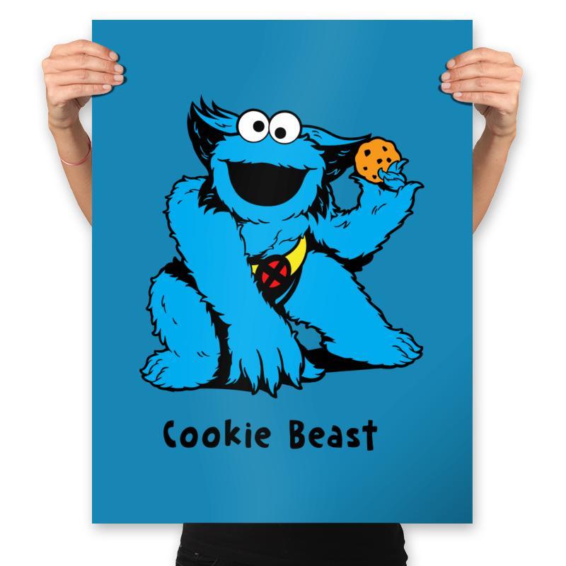 Cookie Beast - Prints Posters RIPT Apparel 18x24 / Sapphire