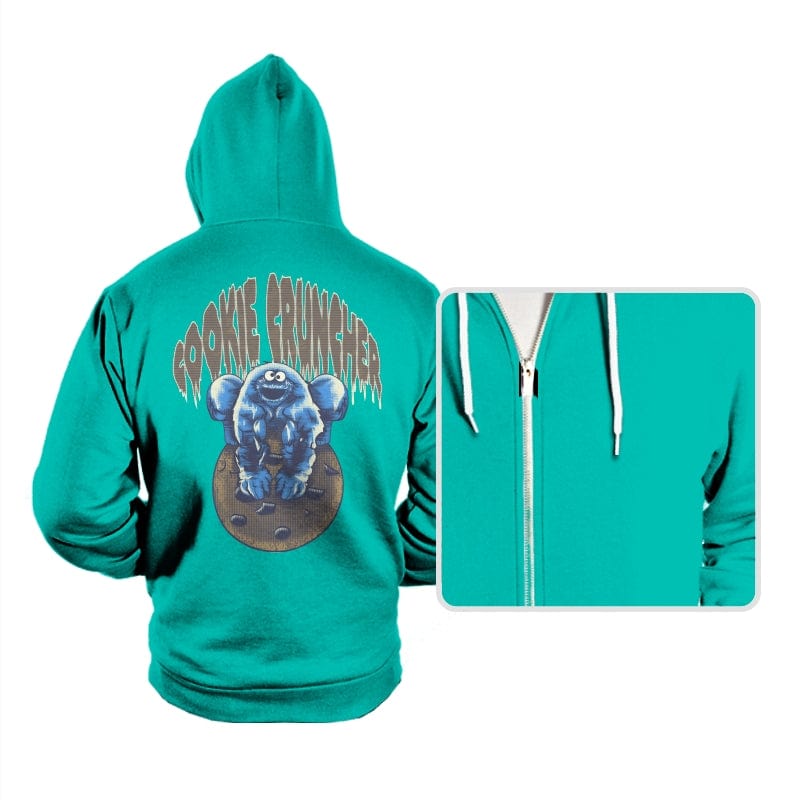 Cookie Cruncher - Hoodies Hoodies RIPT Apparel Small / Teal