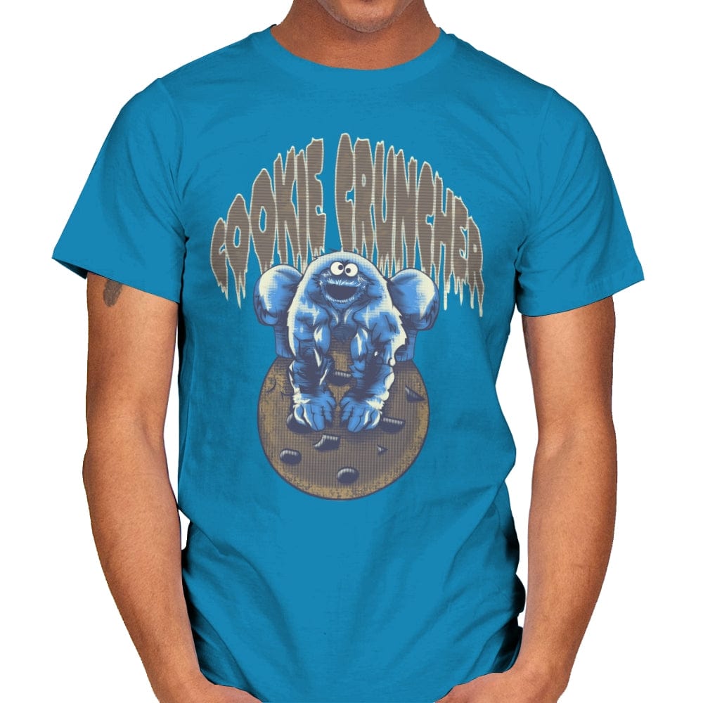 Cookie Cruncher - Mens T-Shirts RIPT Apparel Small / Sapphire
