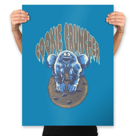 Cookie Cruncher - Prints Posters RIPT Apparel 18x24 / Sapphire