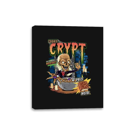 Cookie Crypt Cereal - Canvas Wraps Canvas Wraps RIPT Apparel 8x10 / Black