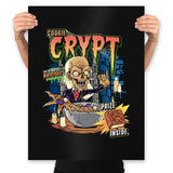 Cookie Crypt Cereal - Prints Posters RIPT Apparel 18x24 / Black