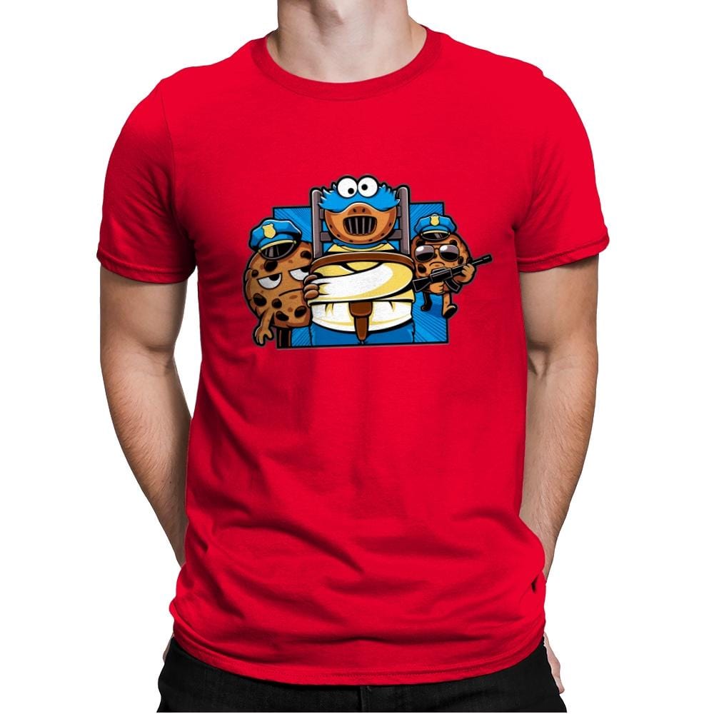 Cookie Devourer - Mens Premium T-Shirts RIPT Apparel Small / Red