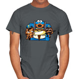 Cookie Devourer - Mens T-Shirts RIPT Apparel Small / Charcoal