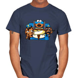 Cookie Devourer - Mens T-Shirts RIPT Apparel Small / Navy