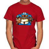 Cookie Devourer - Mens T-Shirts RIPT Apparel Small / Red