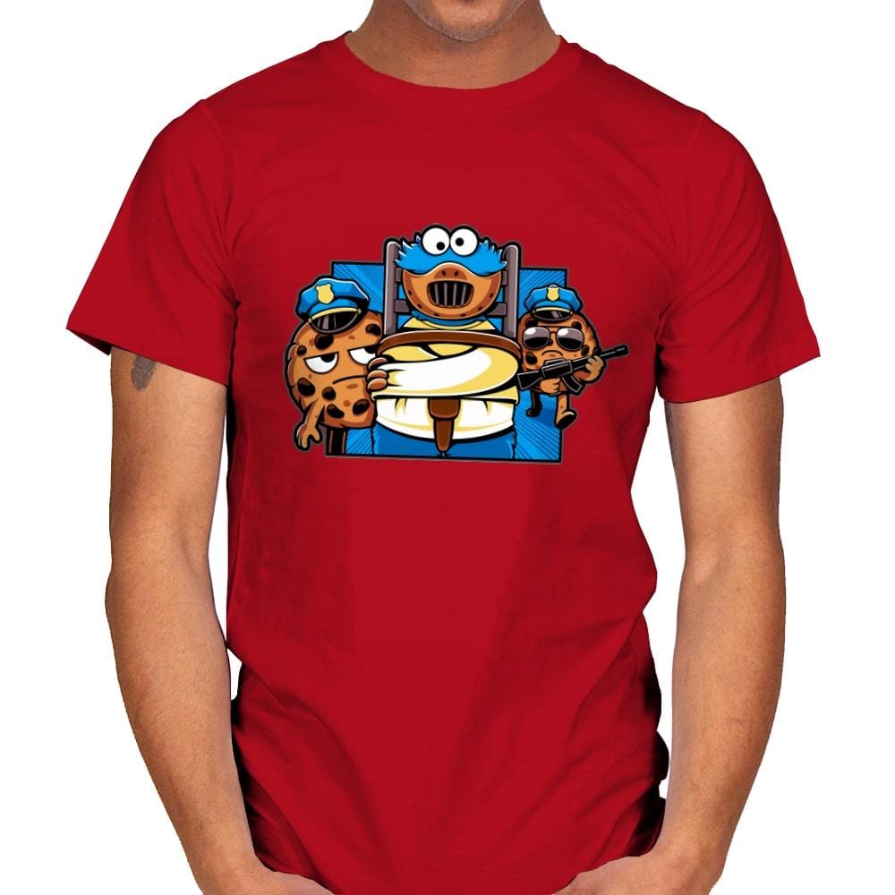 Cookie Devourer - Mens T-Shirts RIPT Apparel Small / Red