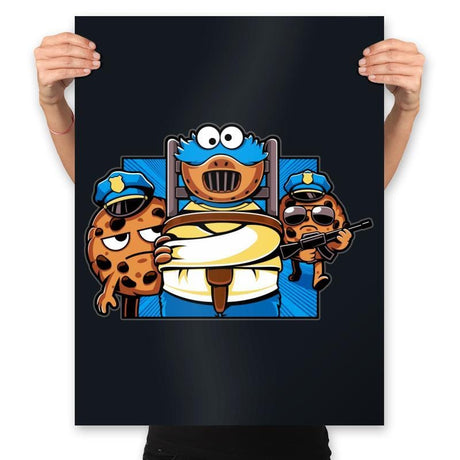 Cookie Devourer - Prints Posters RIPT Apparel 18x24 / Black