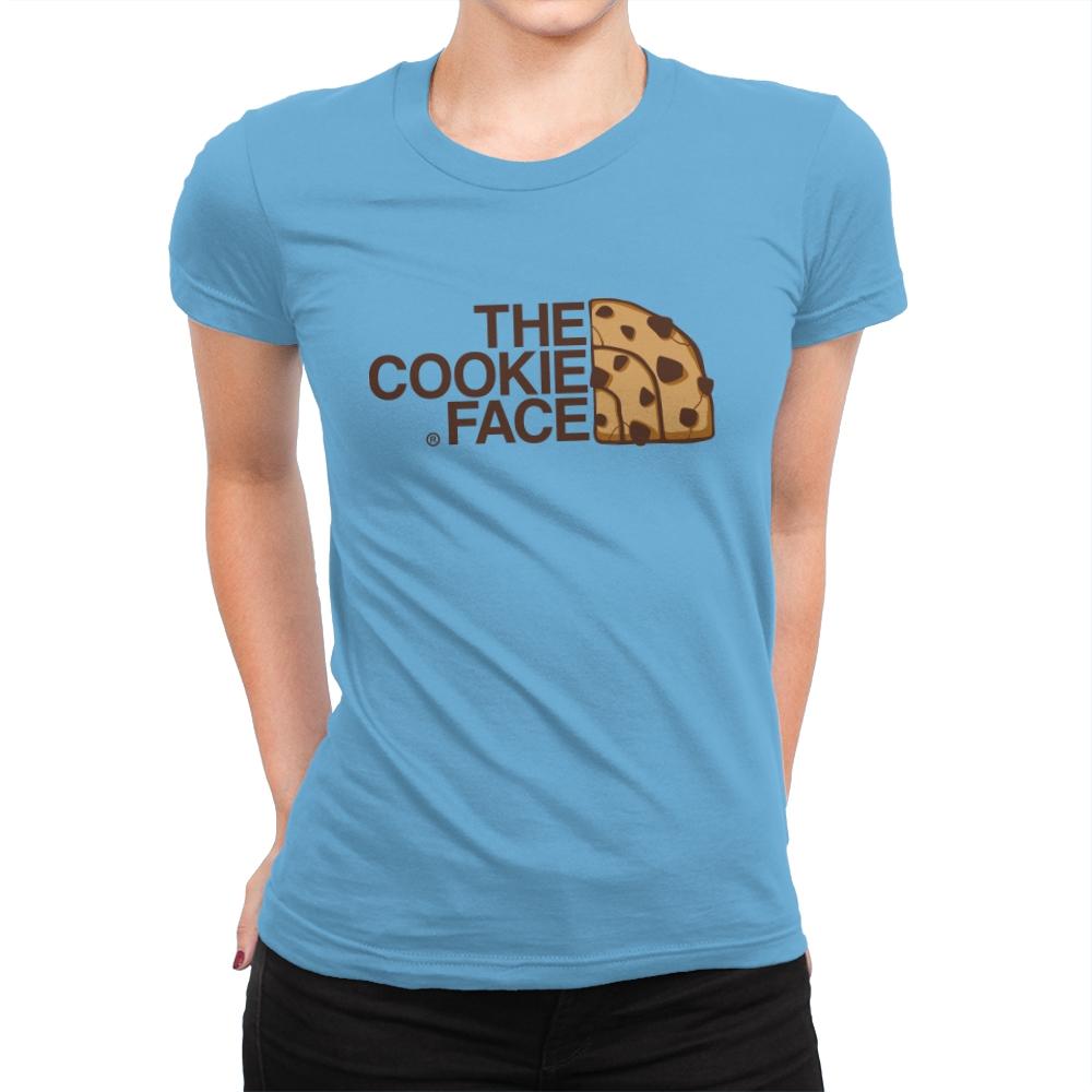 Cookie Face - Womens Premium T-Shirts RIPT Apparel Small / Turquoise