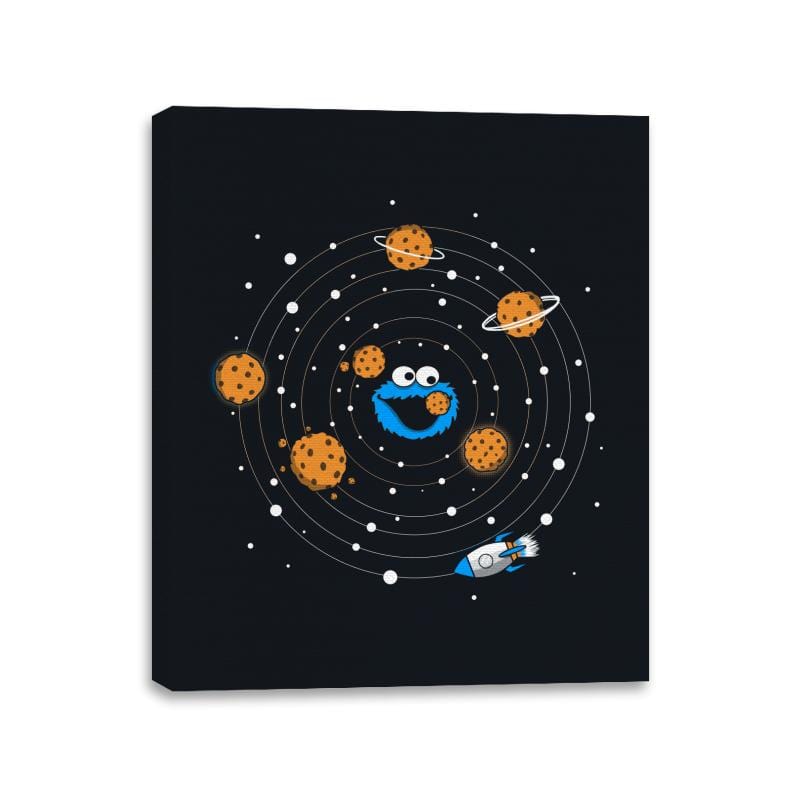 Cookie Galaxy - Canvas Wraps Canvas Wraps RIPT Apparel 11x14 / Black