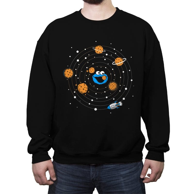 Cookie Galaxy - Crew Neck Sweatshirt Crew Neck Sweatshirt RIPT Apparel Small / Black