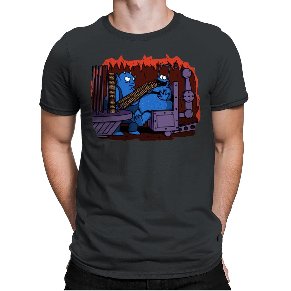 Cookie Hell! - Mens Premium T-Shirts RIPT Apparel Small / Heavy Metal