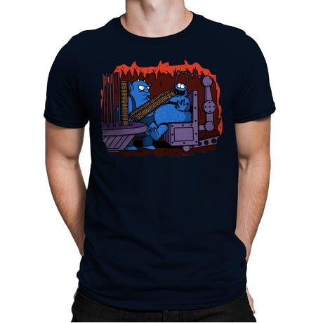 Cookie Hell! - Mens Premium T-Shirts RIPT Apparel Small / Midnight Navy