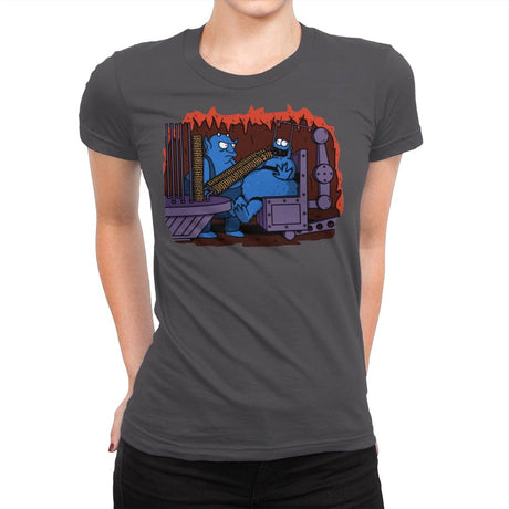 Cookie Hell! - Womens Premium T-Shirts RIPT Apparel Small / Heavy Metal
