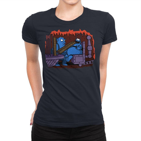 Cookie Hell! - Womens Premium T-Shirts RIPT Apparel Small / Midnight Navy