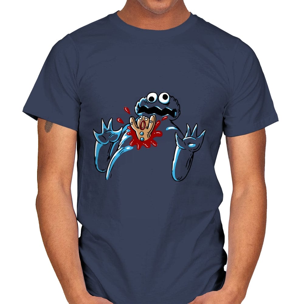 Cookie Strike Back - Mens T-Shirts RIPT Apparel Small / Navy
