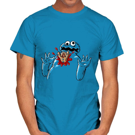 Cookie Strike Back - Mens T-Shirts RIPT Apparel Small / Sapphire