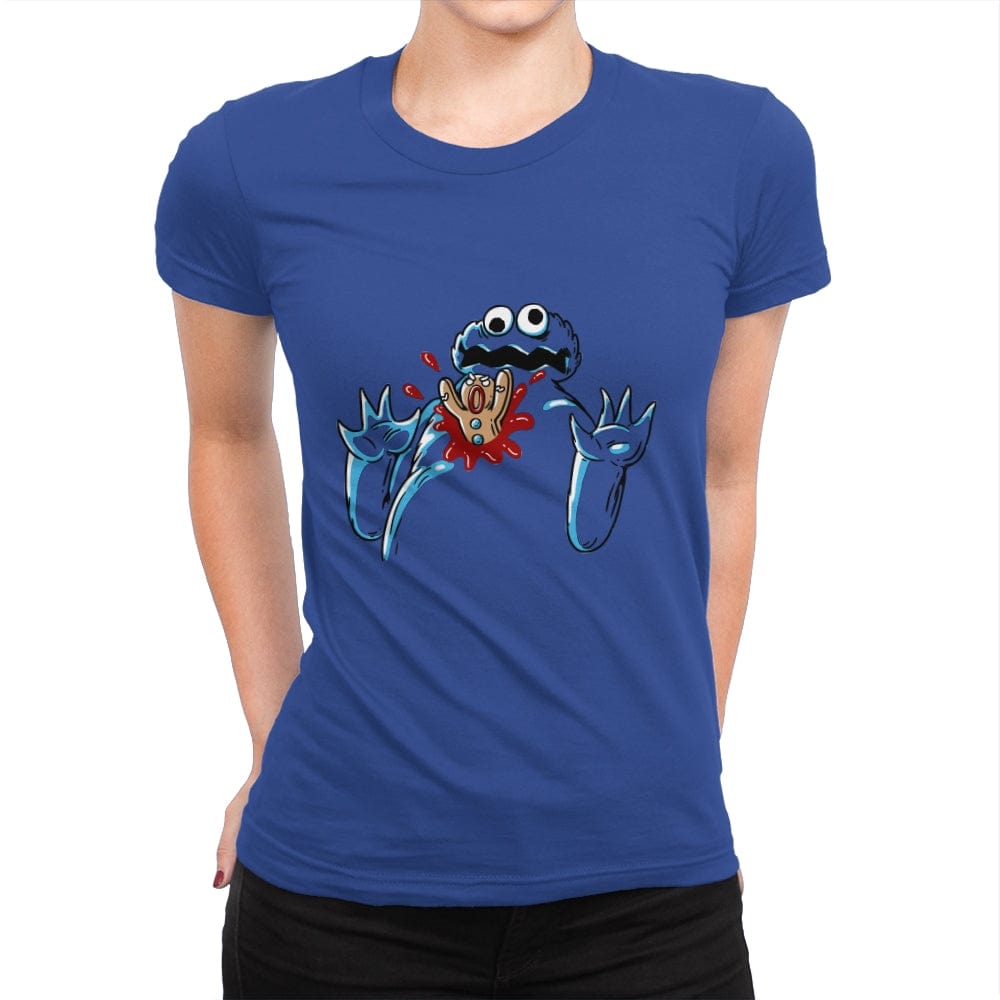 Cookie Strike Back - Womens Premium T-Shirts RIPT Apparel Small / Royal