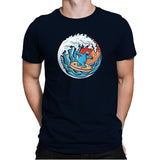 Cookie Surfing - Mens Premium T-Shirts RIPT Apparel Small / Midnight Navy