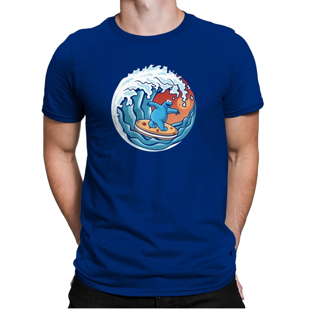 Cookie Surfing - Mens Premium T-Shirts RIPT Apparel Small / Royal