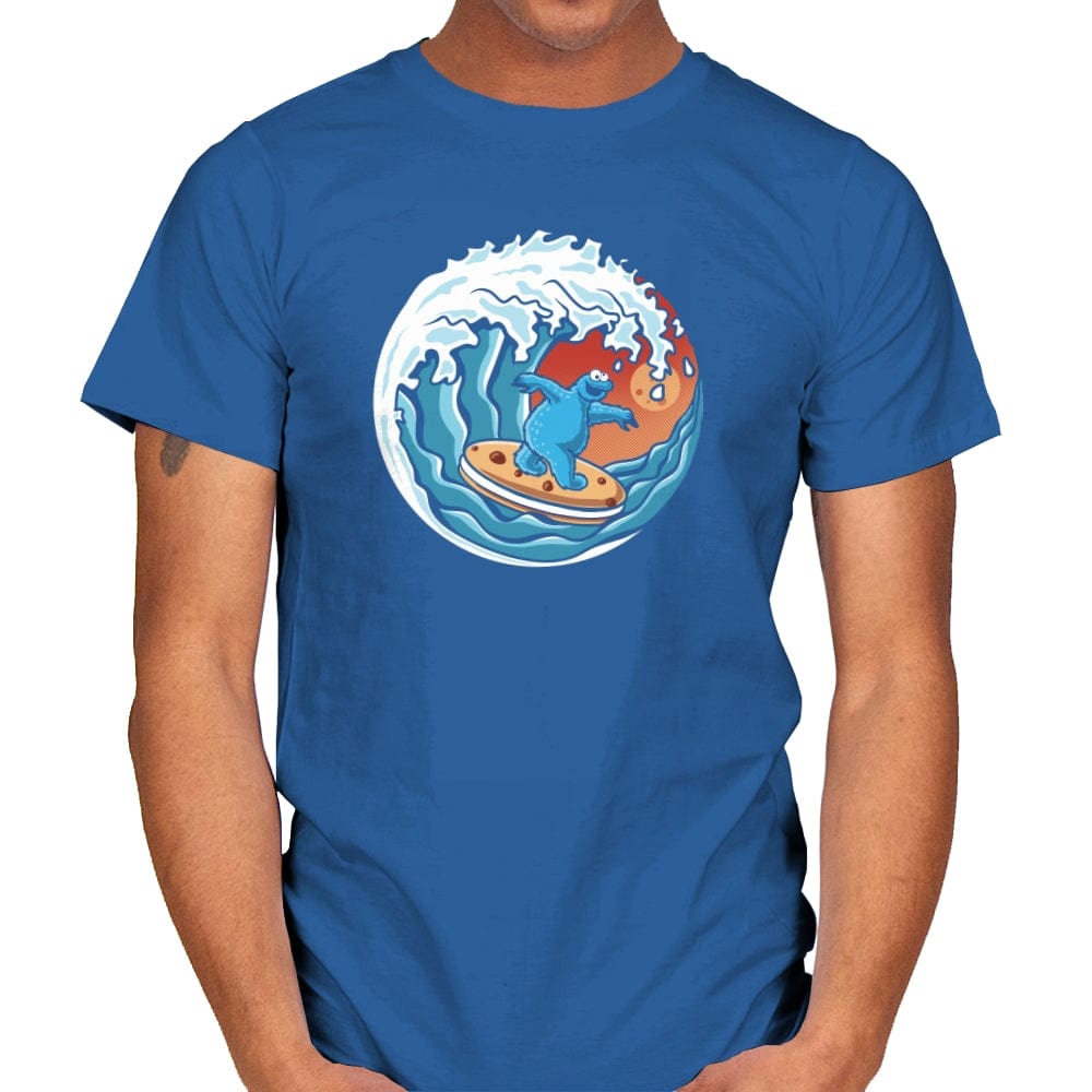 Cookie Surfing - Mens T-Shirts RIPT Apparel Small / Royal