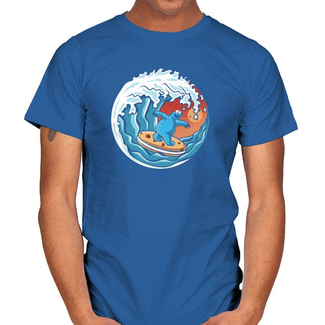 Cookie Surfing - Mens T-Shirts RIPT Apparel Small / Royal