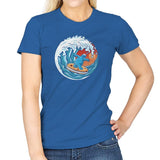 Cookie Surfing - Womens T-Shirts RIPT Apparel Small / Royal