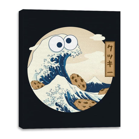 Cookiegana Wave - Canvas Wraps Canvas Wraps RIPT Apparel 16x20 / Black