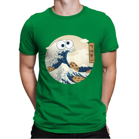 Cookiegana Wave - Mens Premium T-Shirts RIPT Apparel Small / Kelly Green