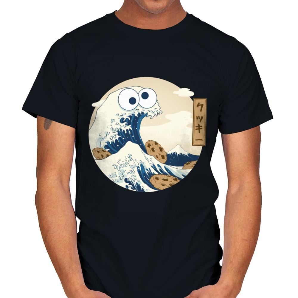 Cookiegana Wave - Mens T-Shirts RIPT Apparel Small / Black