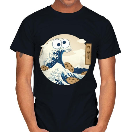 Cookiegana Wave - Mens T-Shirts RIPT Apparel Small / Black