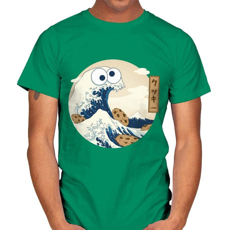 Cookiegana Wave - Mens T-Shirts RIPT Apparel Small / Kelly Green