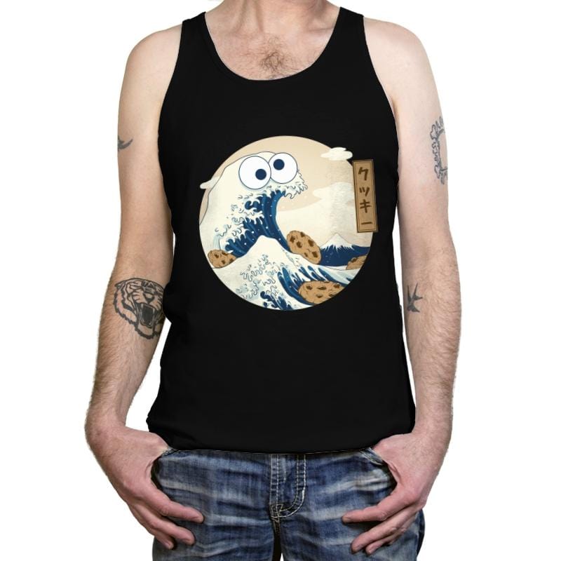 Cookiegana Wave - Tanktop Tanktop RIPT Apparel X-Small / Black