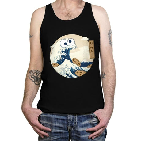 Cookiegana Wave - Tanktop Tanktop RIPT Apparel X-Small / Black