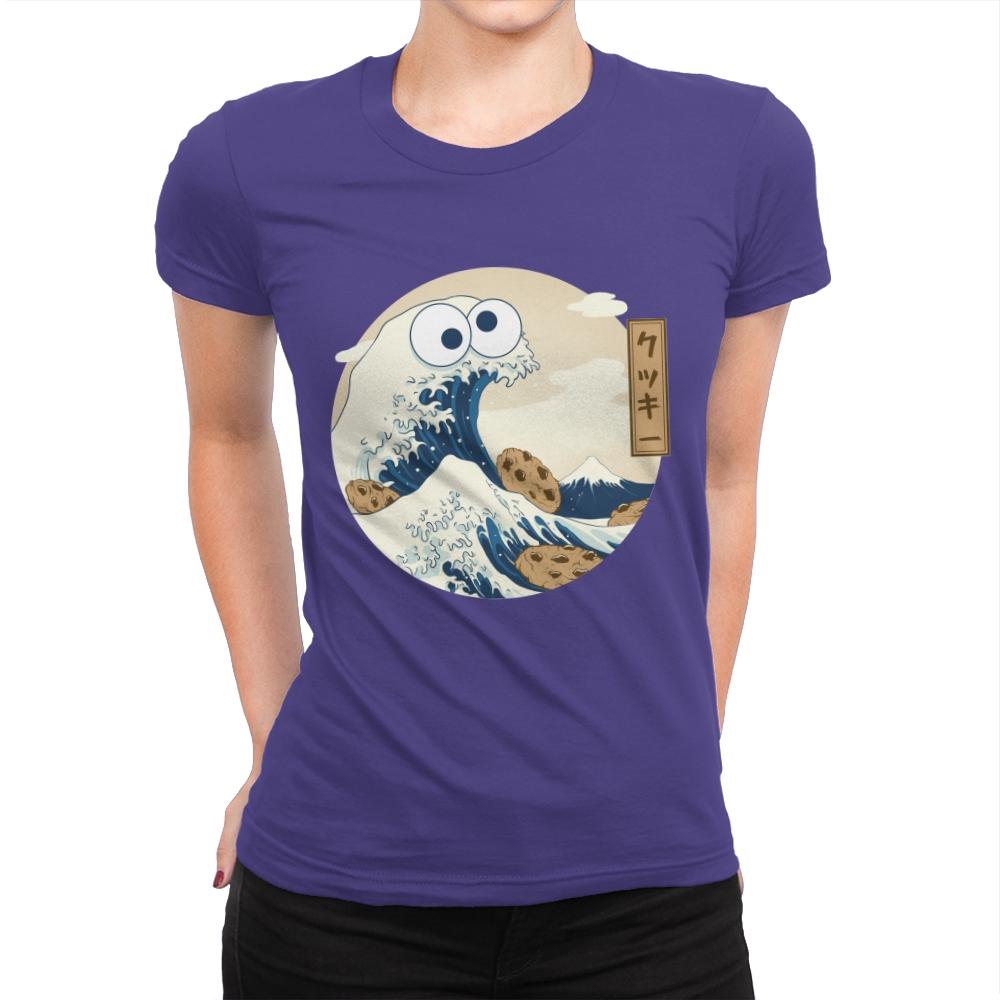 Cookiegana Wave - Womens Premium T-Shirts RIPT Apparel Small / Purple Rush