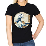Cookiegana Wave - Womens T-Shirts RIPT Apparel Small / Black
