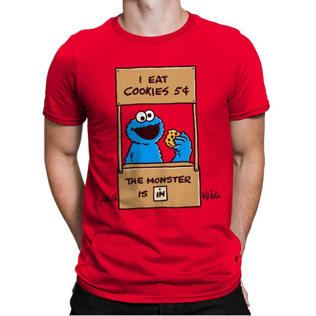 Cookies Help - Mens Premium T-Shirts RIPT Apparel Small / Red