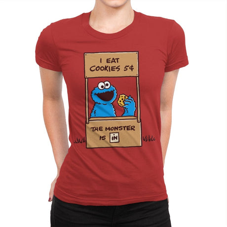 Cookies Help - Womens Premium T-Shirts RIPT Apparel Small / Red