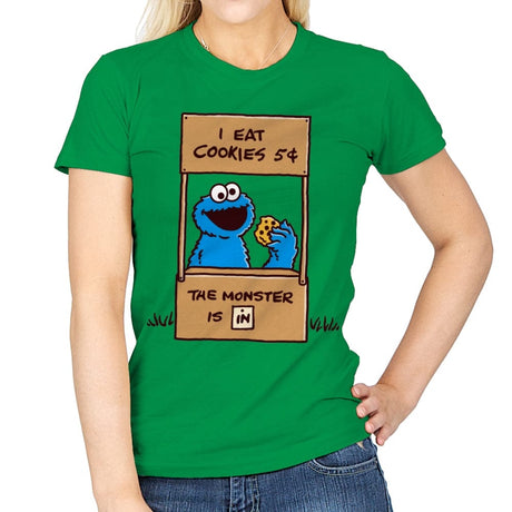 Cookies Help - Womens T-Shirts RIPT Apparel Small / Irish Green